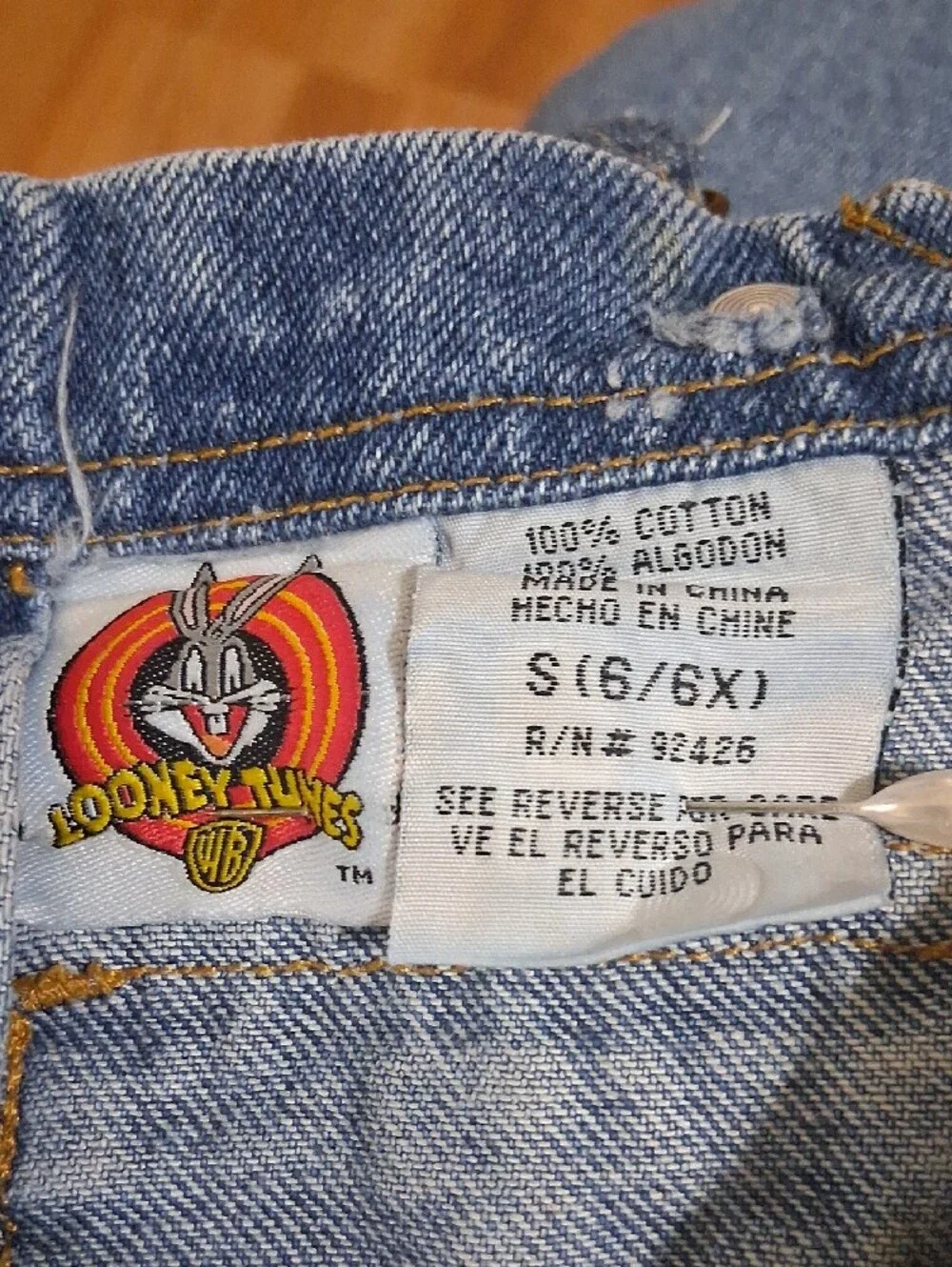 Warner Bros. Blue Denim Tweety Overalls - Kids Matching Set